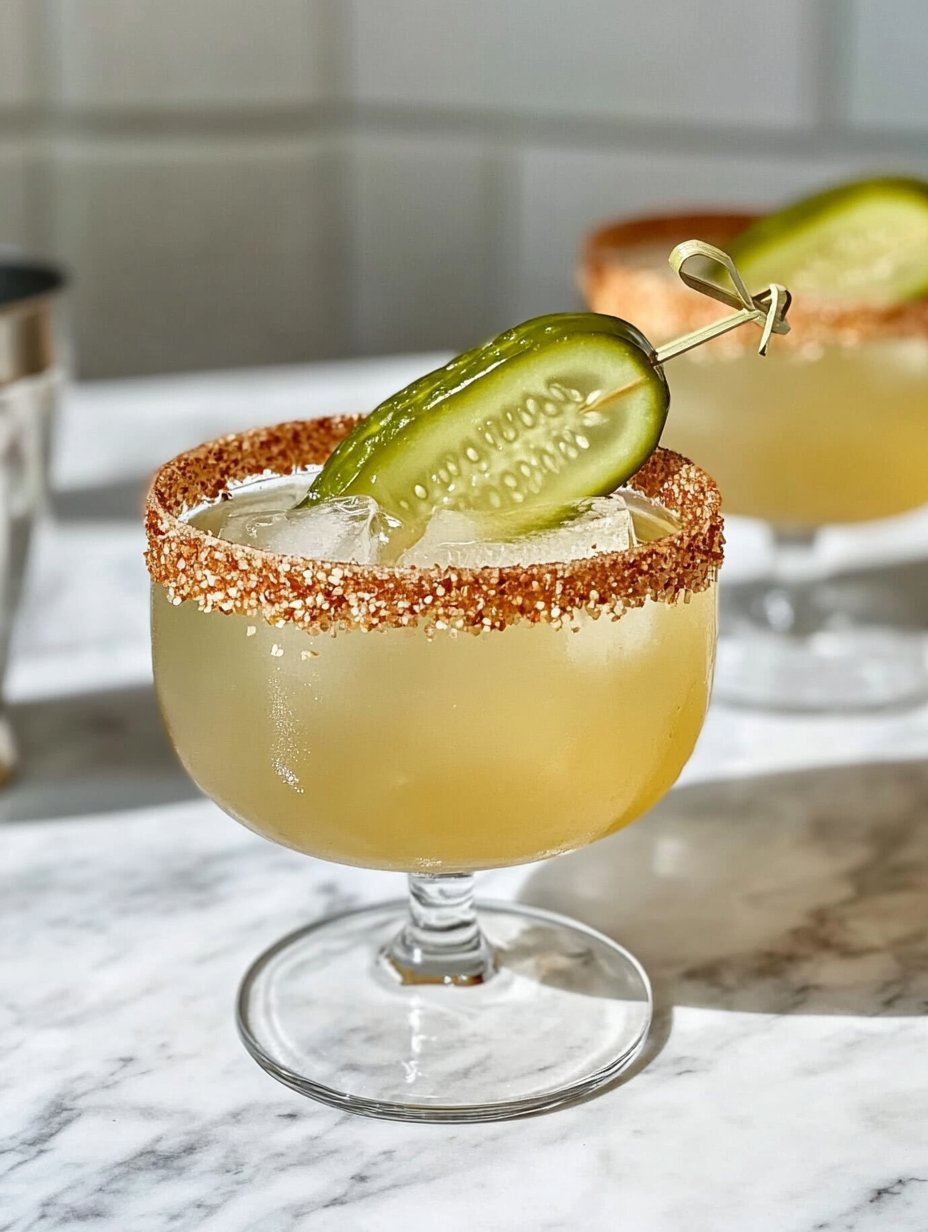 Spicy Pickle Margarita Recipe: Mocktail or Cocktail