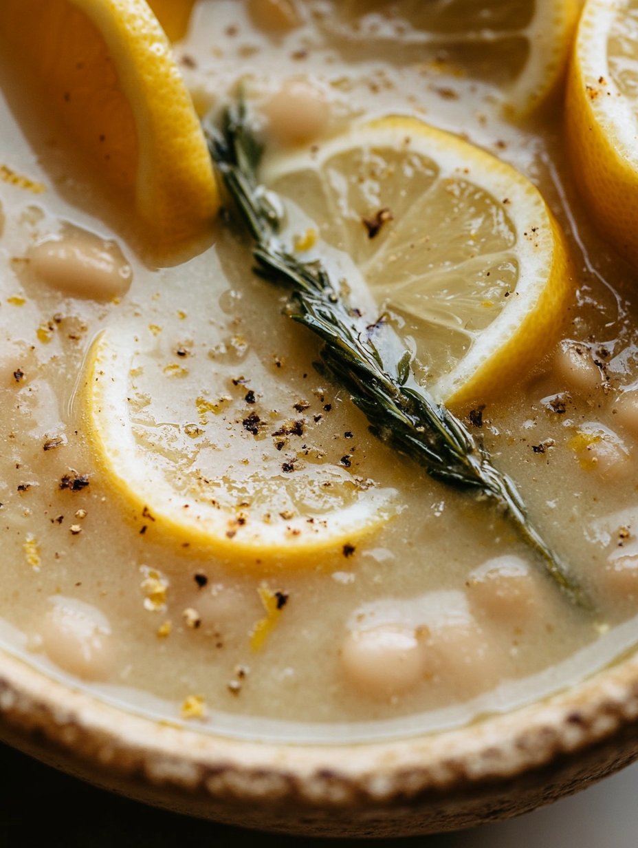 Nourishing White Bean and Lemon Soup Recipe