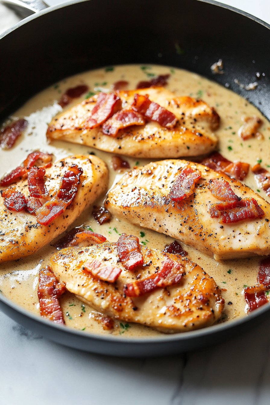 Creamy Bacon Chicken Recipe - Delicious and Easy