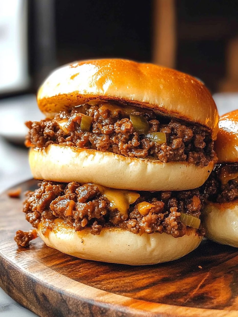 Philly Cheesesteak Sloppy Joes Recipe Delight