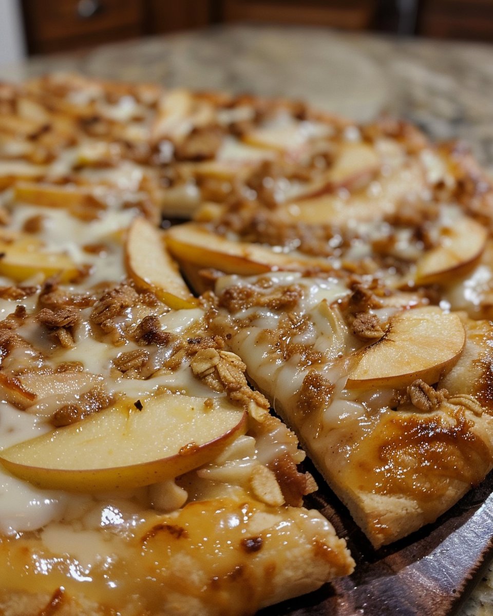 Apple Crisp Pizza: A Delectable Dessert Delight