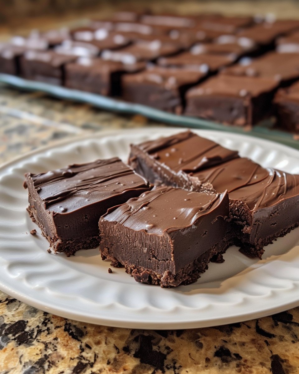 Chocolate Fudge Bars Recipe - Delicious Dessert