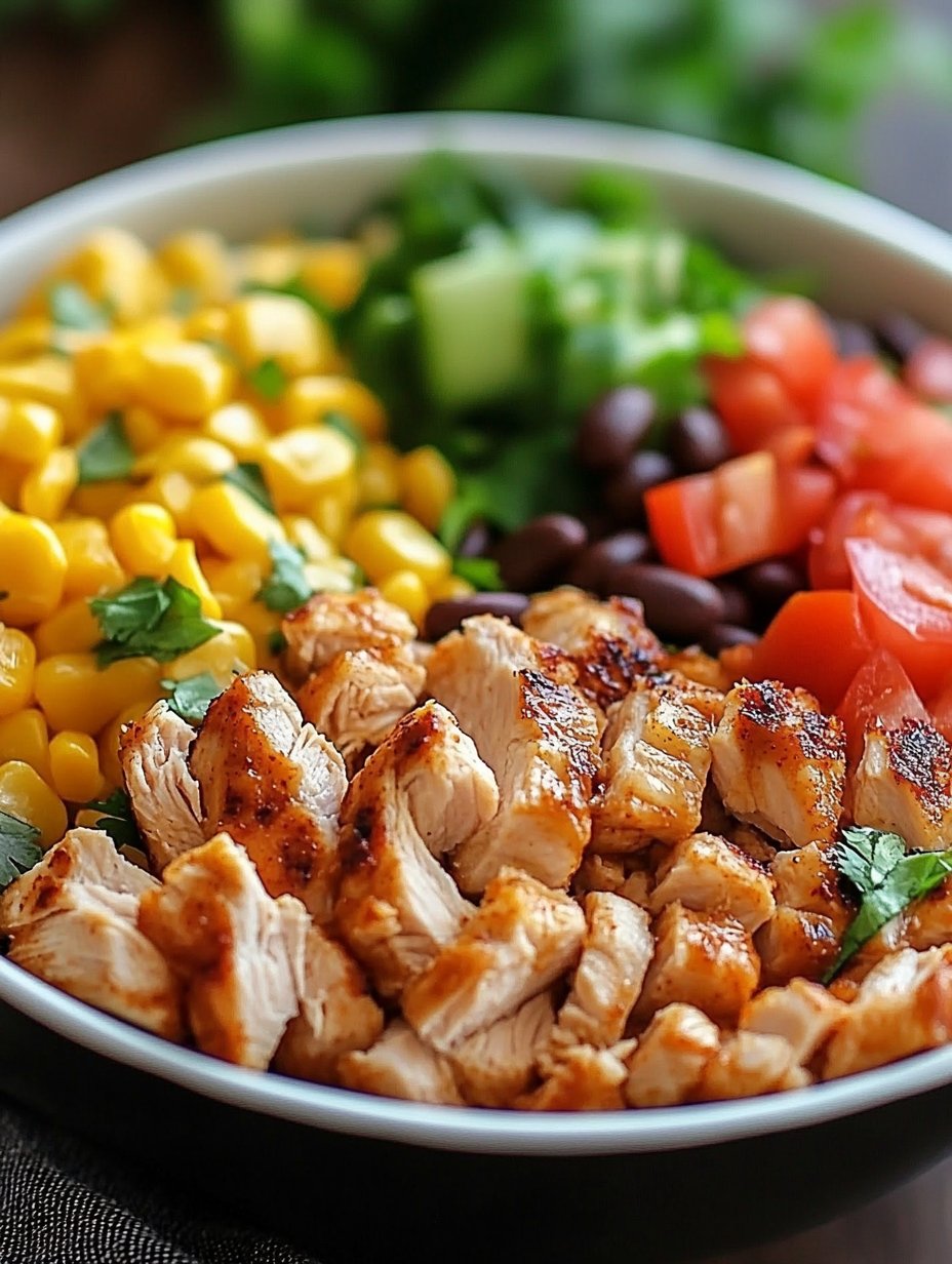 One-Pan Chicken Burrito Bowl Recipe - Easy & Delicious