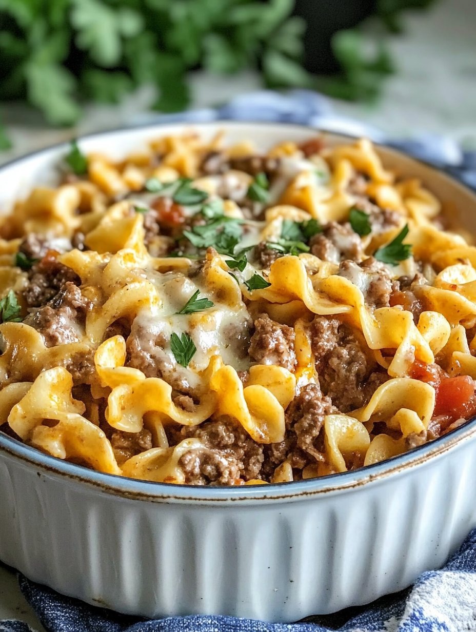 Sour Cream Beef Noodle Casserole Recipe