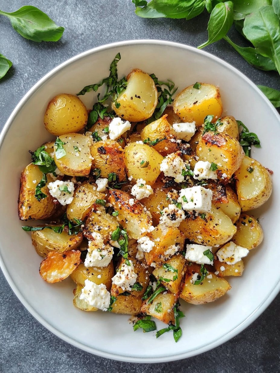 Greek Feta Roast Potatoes Recipe for Flavorful Meals