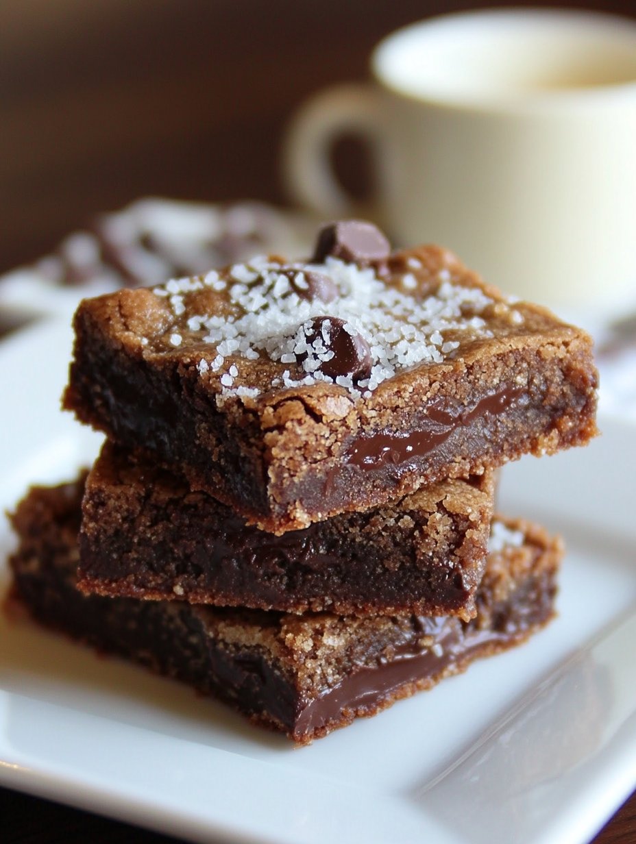 Salted Caramel Chocolate Sugar Cookie Bars Recipe