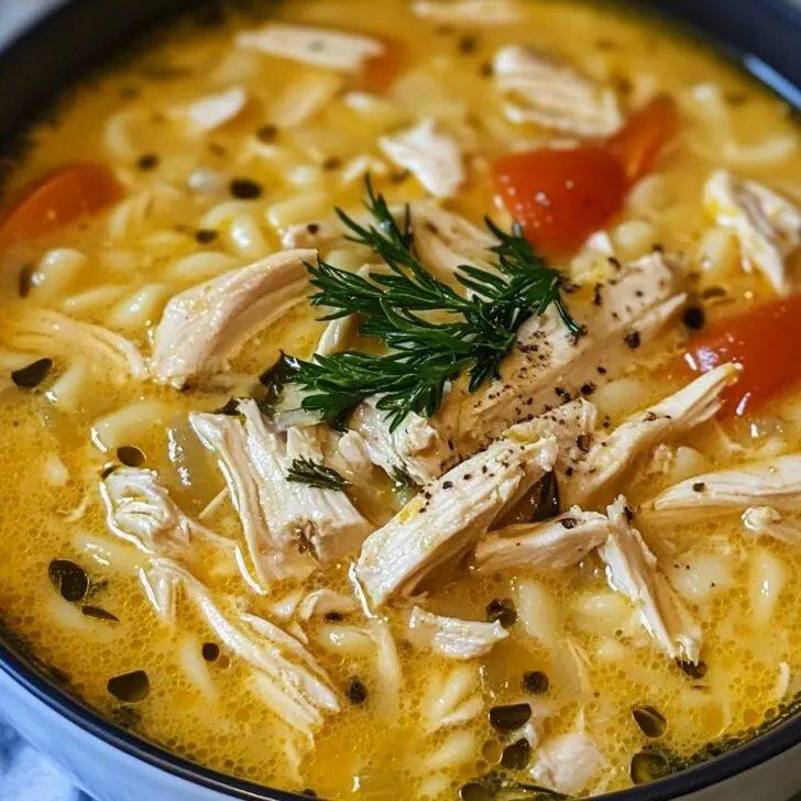 Greek Lemon Chicken Soup: Classic Comfort Food