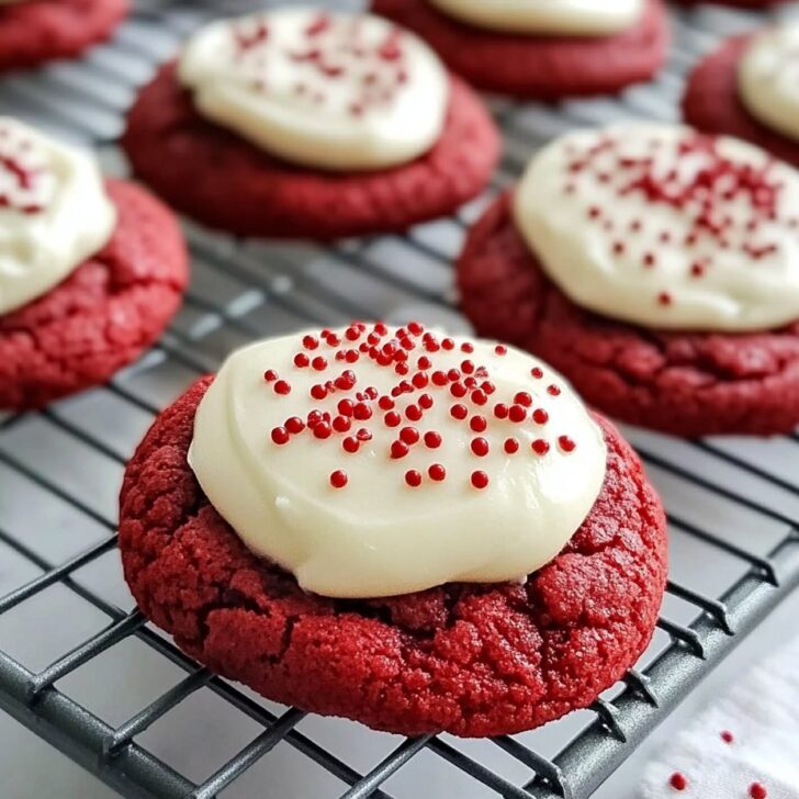 Red Velvet Cookies with Cream Cheese Frosting Recipe