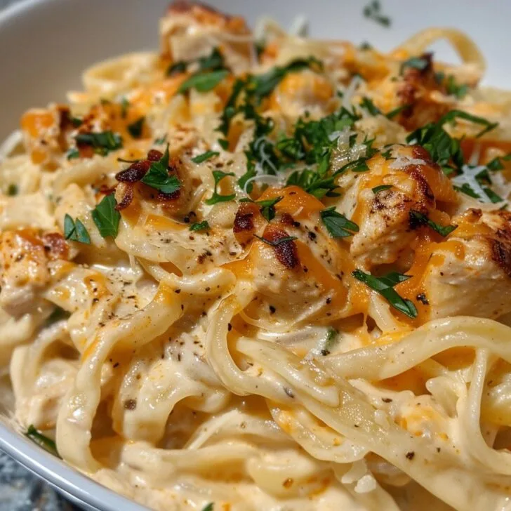 Buffalo Chicken Alfredo: Creamy, Spicy Delight Recipe