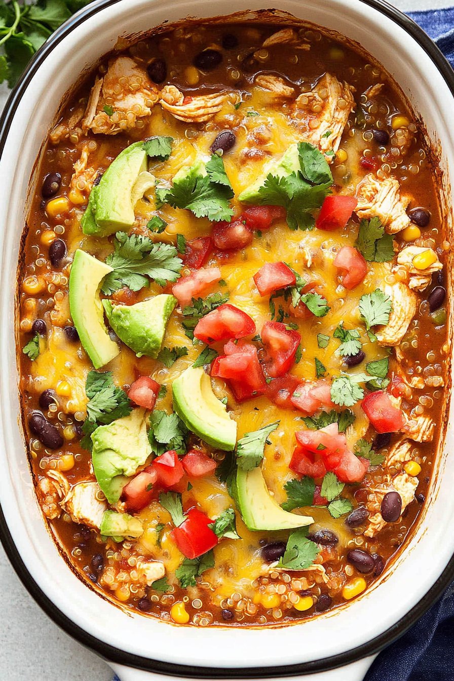 Crock Pot Mexican Casserole with Quinoa Recipe