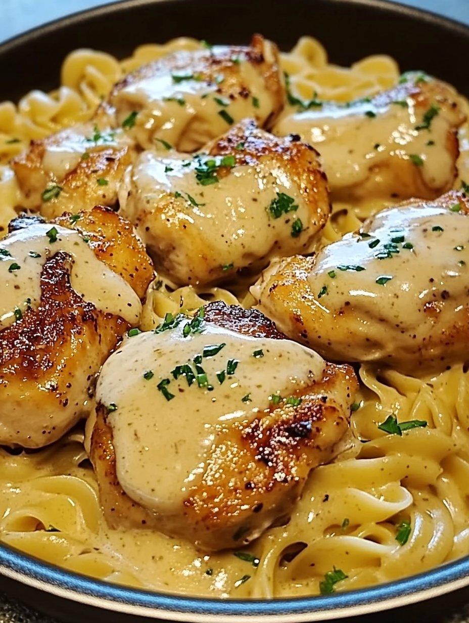 One Pan Chicken with Buttered Noodles Recipe