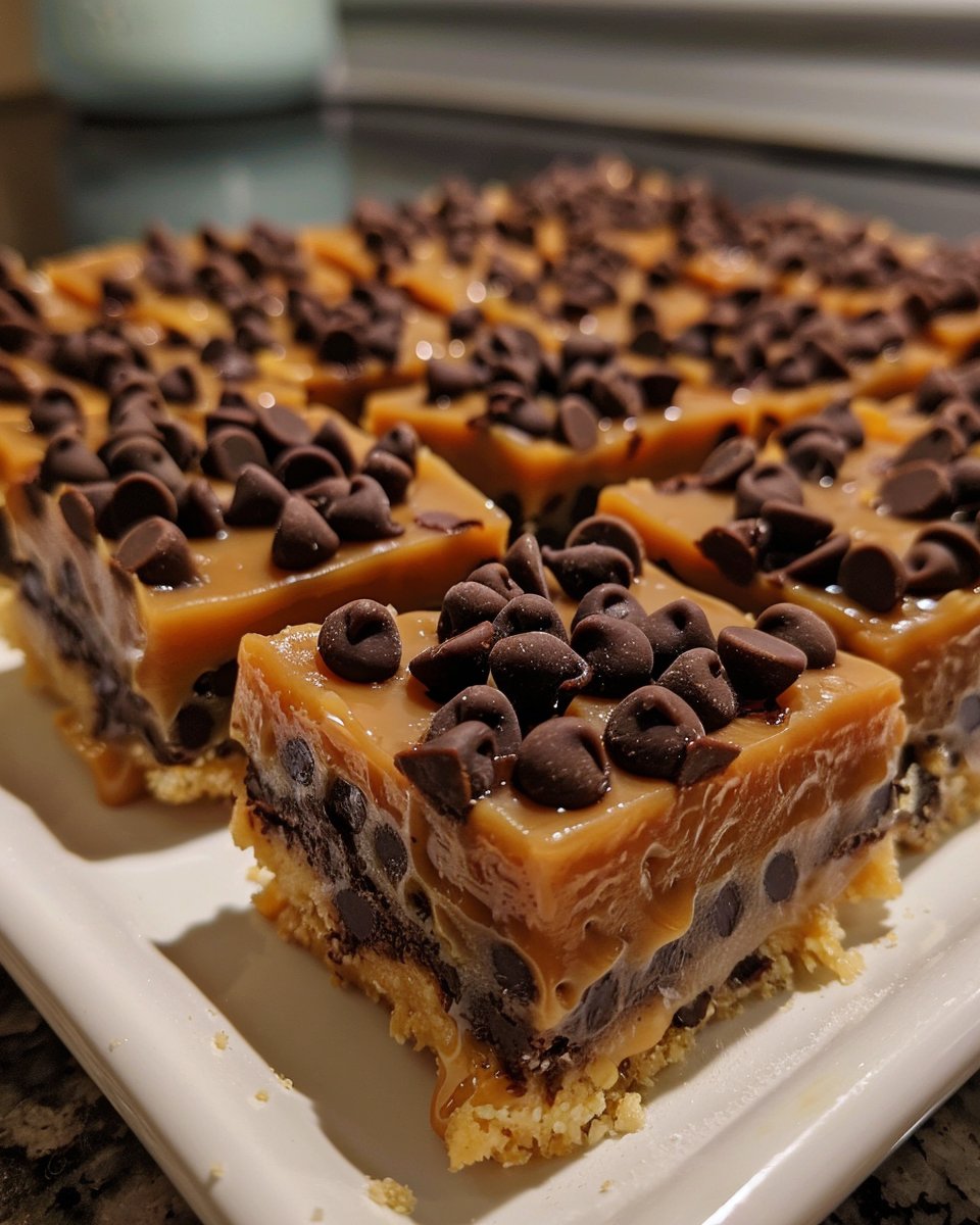 Chocolate Chip Caramel Bars: Easy & Delicious Recipe