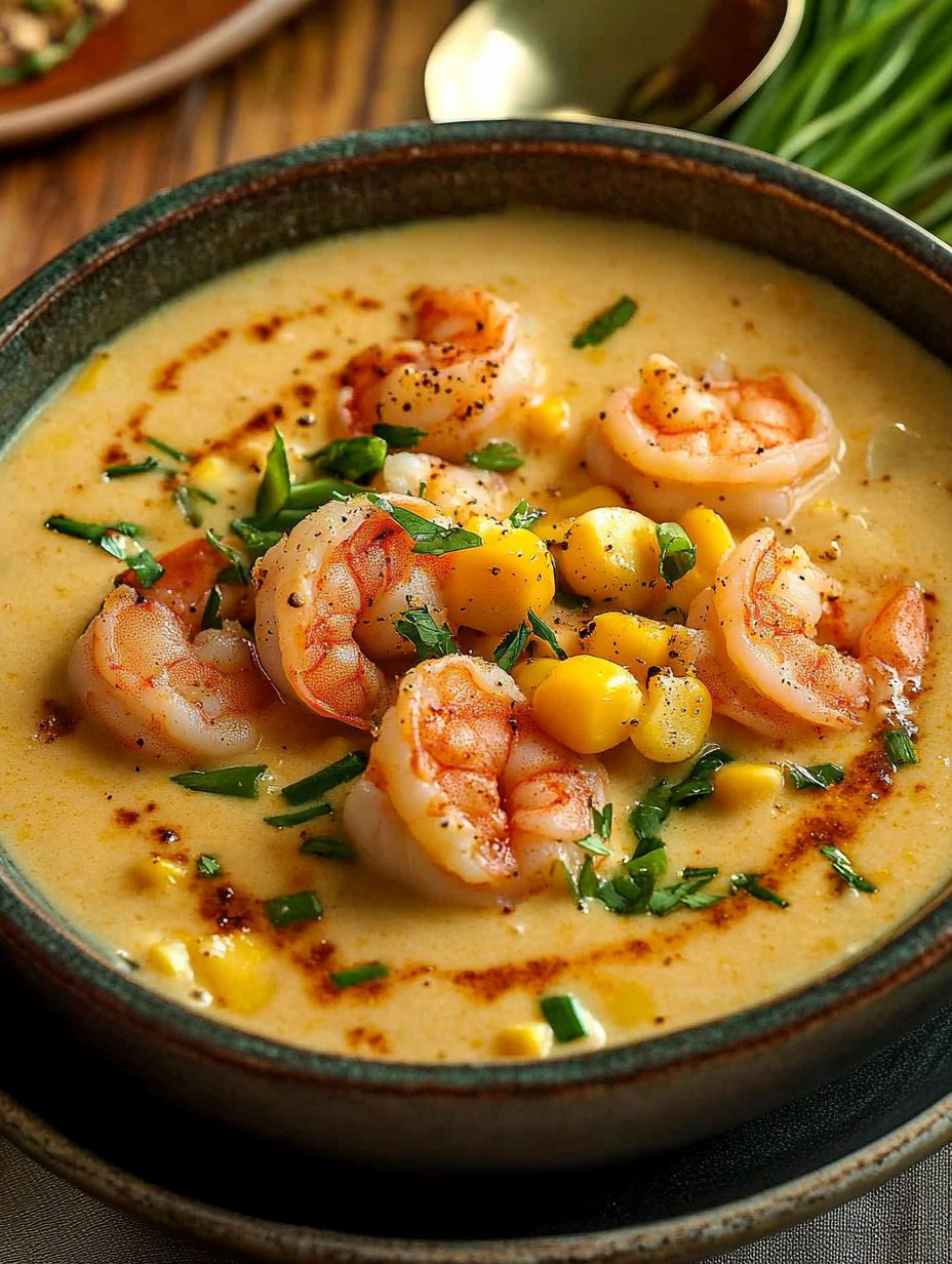 New Orleans Shrimp and Corn Bisque Recipe - Savory Delight