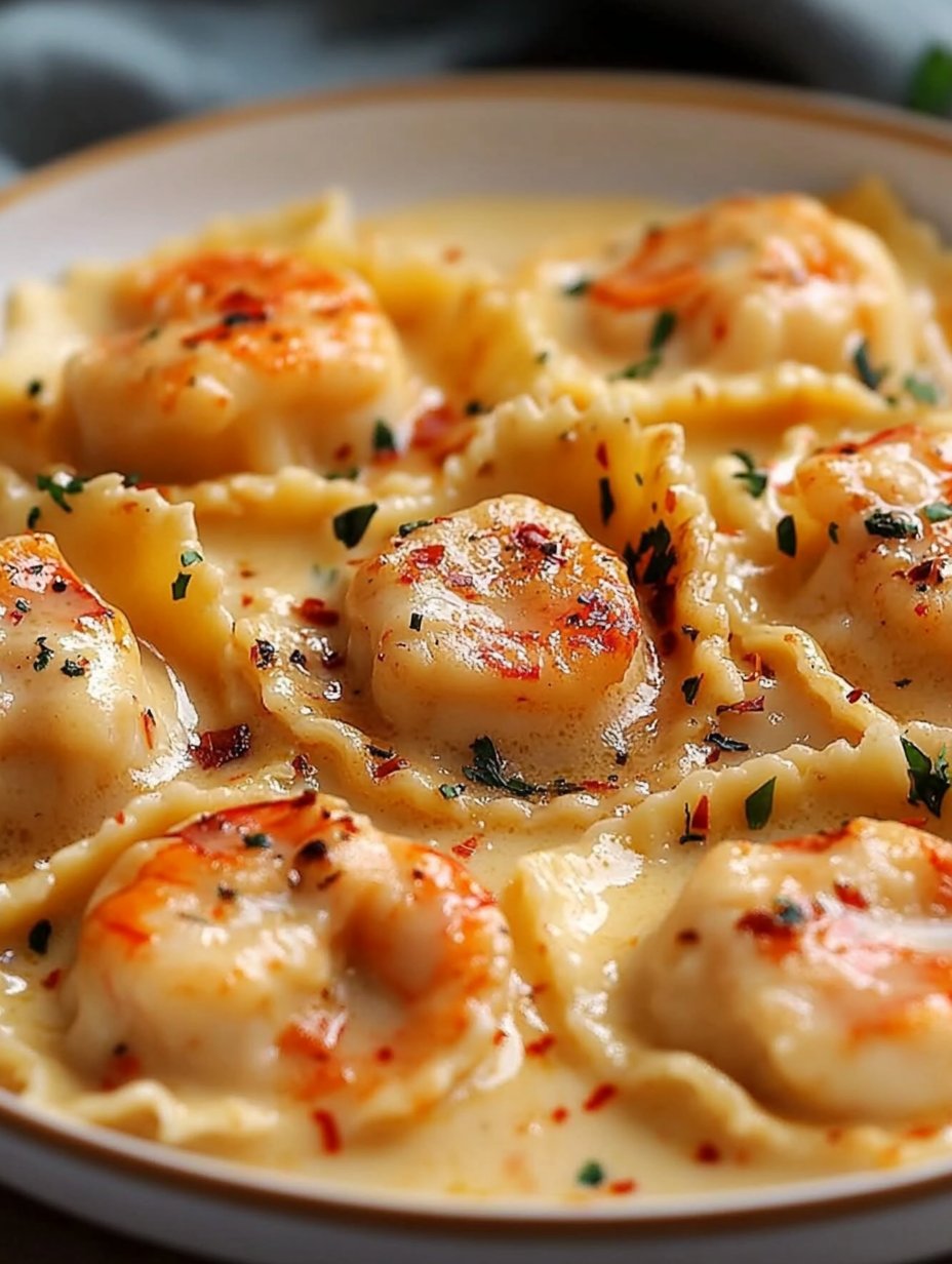 Lobster Ravioli in Garlic Butter Sauce Recipe