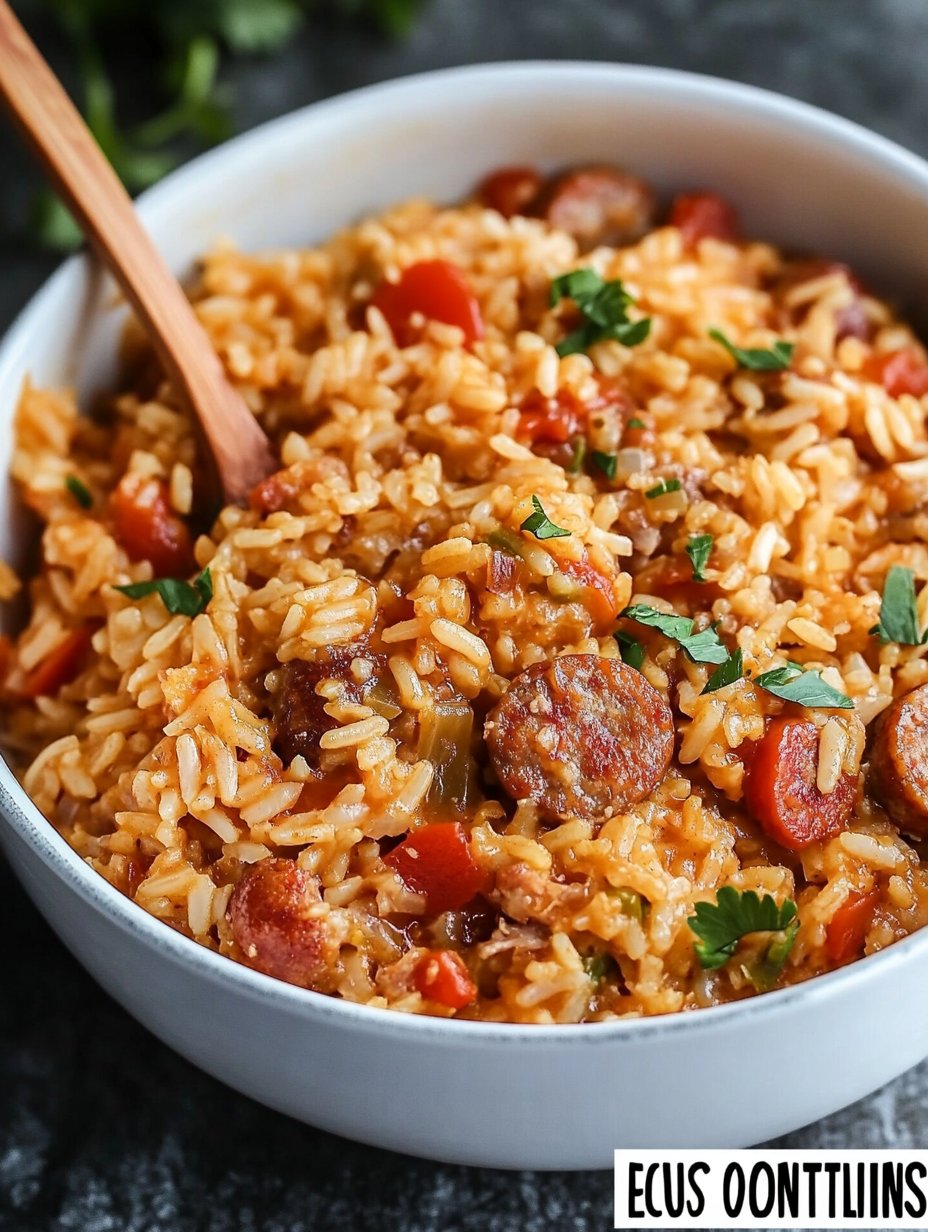 Easy One Pot Sausage And Rice Recipe - Quick & Tasty