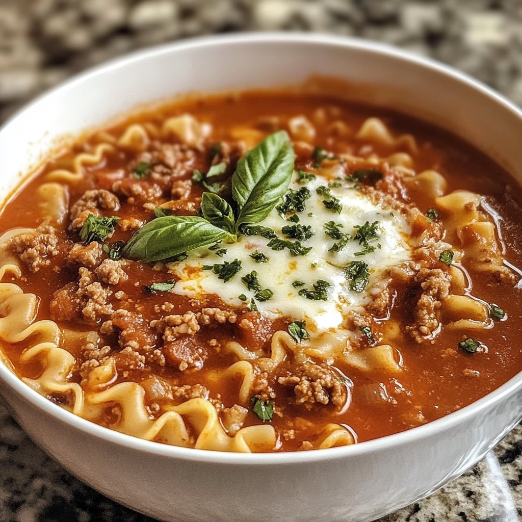 The BEST Lasagna Soup Recipe: Cozy and Delicious!