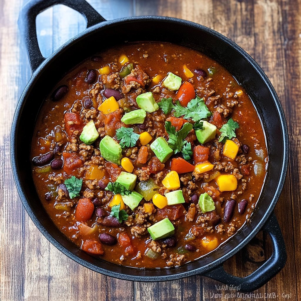 Paleo Chili Recipe: All Meat Veggie Chili Delight