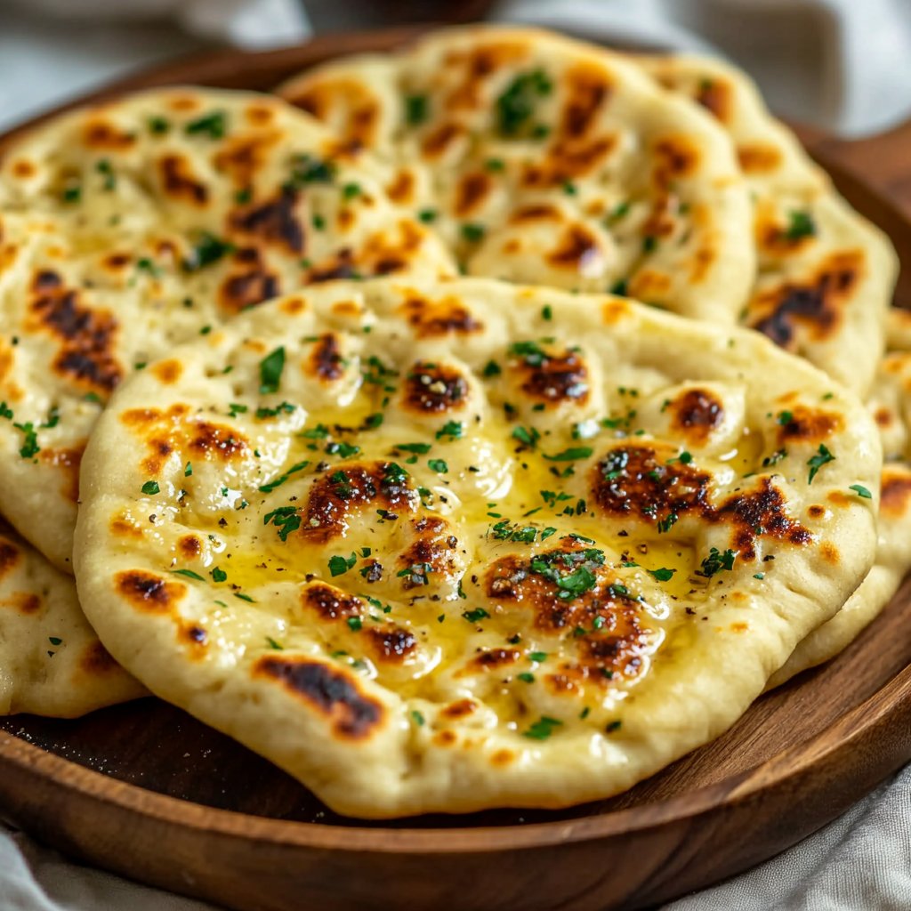 Buttery Garlic Naan Bread Recipe: Delicious & Easy