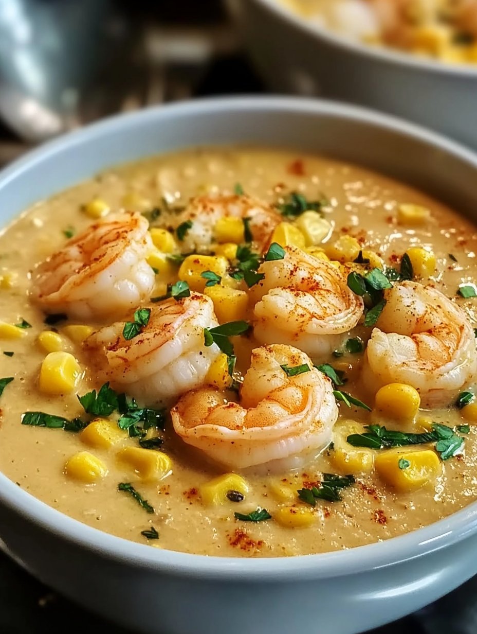 Louisiana Shrimp and Corn Bisque Recipe