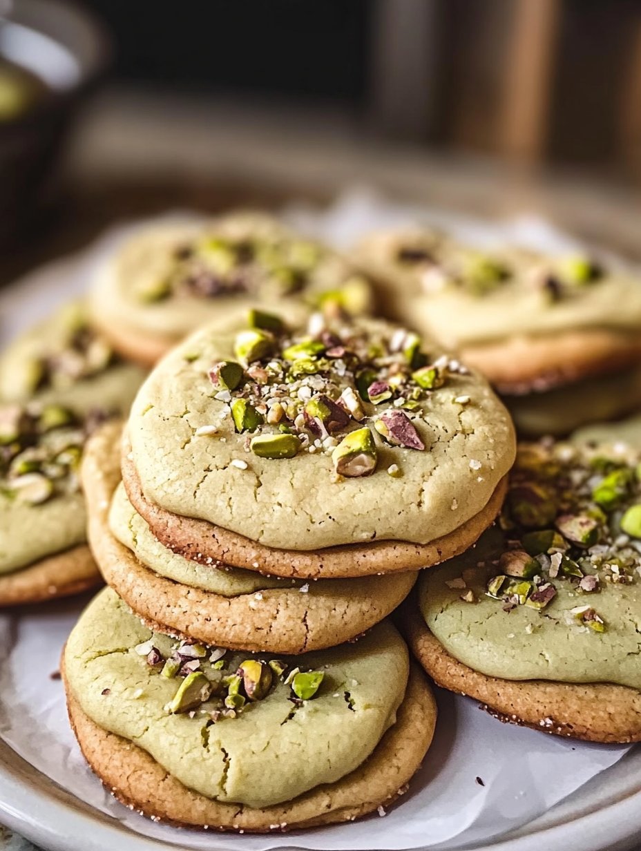 Soft Pistachio Cream Cookies Recipe - Delicious & Easy