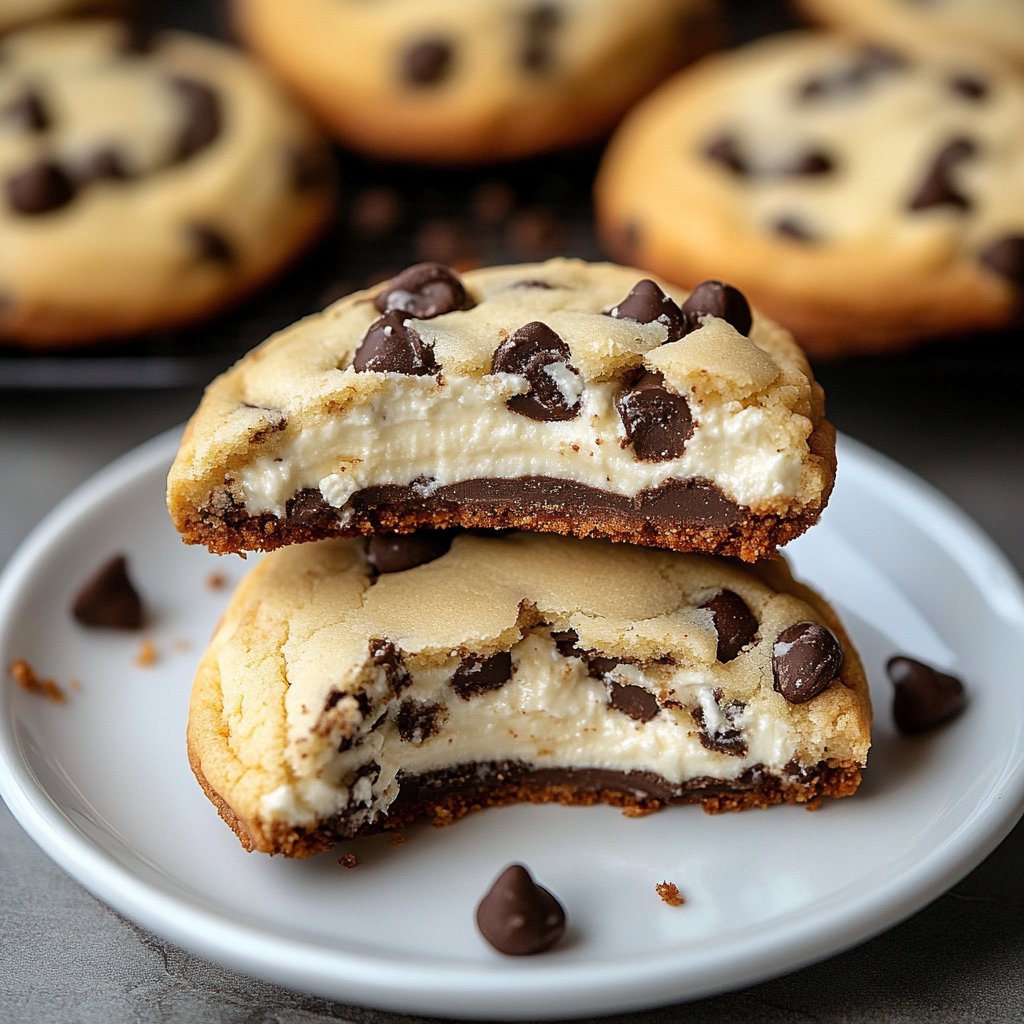 Easy Chocolate Chip Cheesecake Cookies Recipe