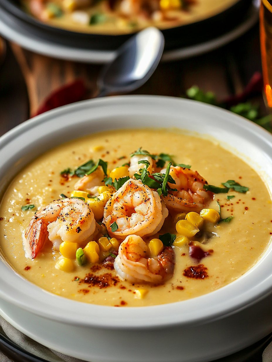 New Orleans Shrimp and Corn Bisque Recipe - Savory Delight