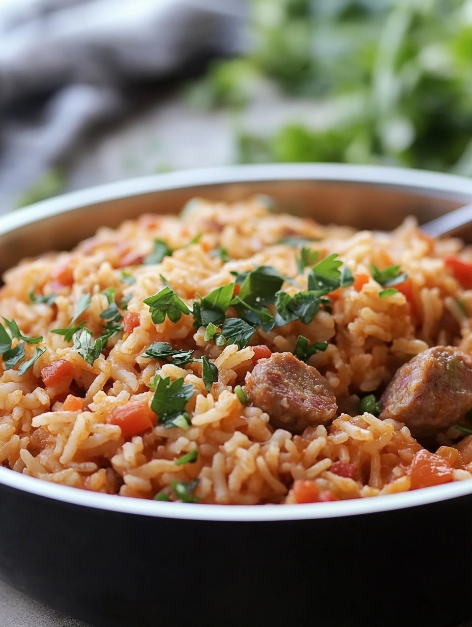 Easy One Pot Sausage And Rice Recipe - Quick & Tasty