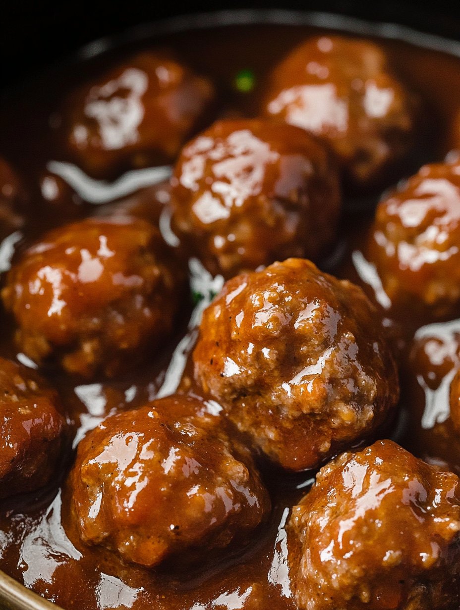 Slow Cooker Salisbury Steak Meatballs - Frozen Meatballs Recipe