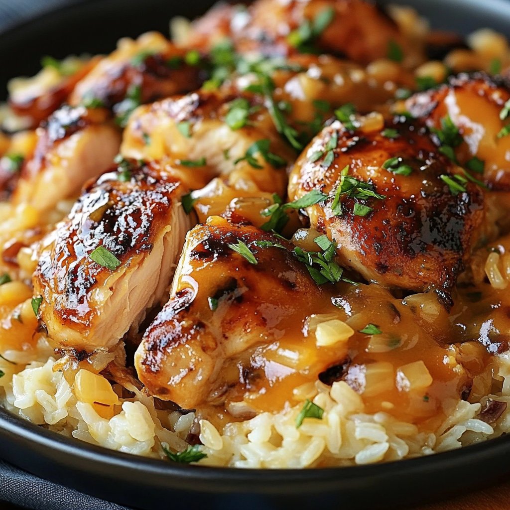 Smothered Chicken and Rice Recipe - Perfect Comfort Food