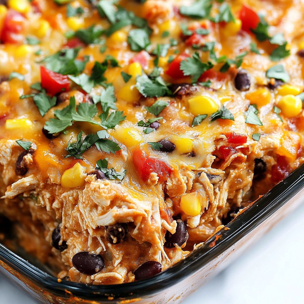 Easy Chicken Burrito Casserole Recipe for Family Gatherings