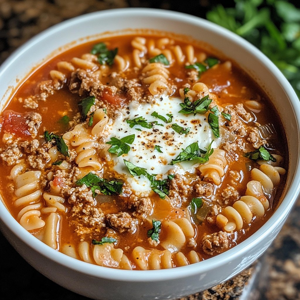 The BEST Lasagna Soup Recipe: Cozy and Delicious!