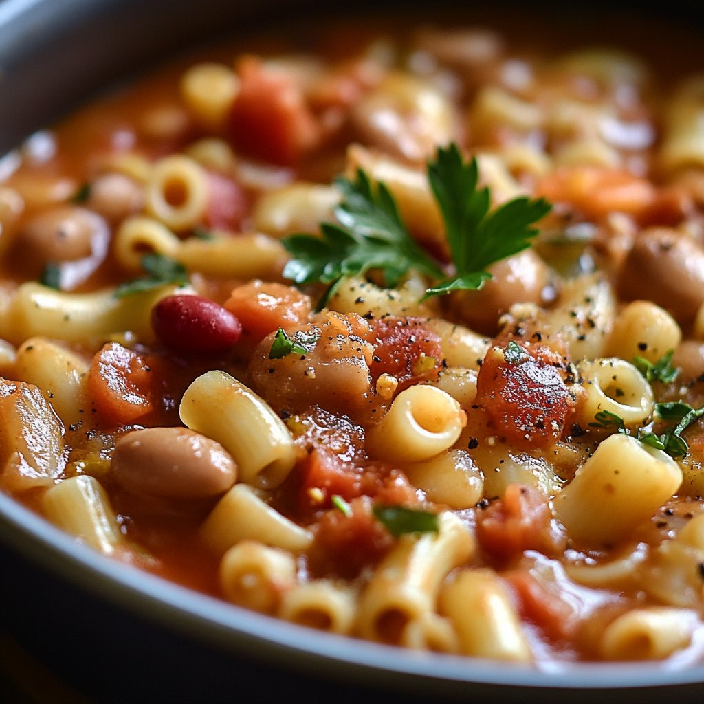 Pasta Fagioli Recipe: A Classic Italian Delight