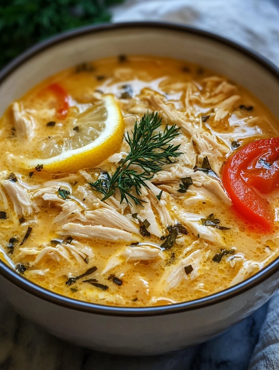 Greek Lemon Chicken Soup: Classic Comfort Food