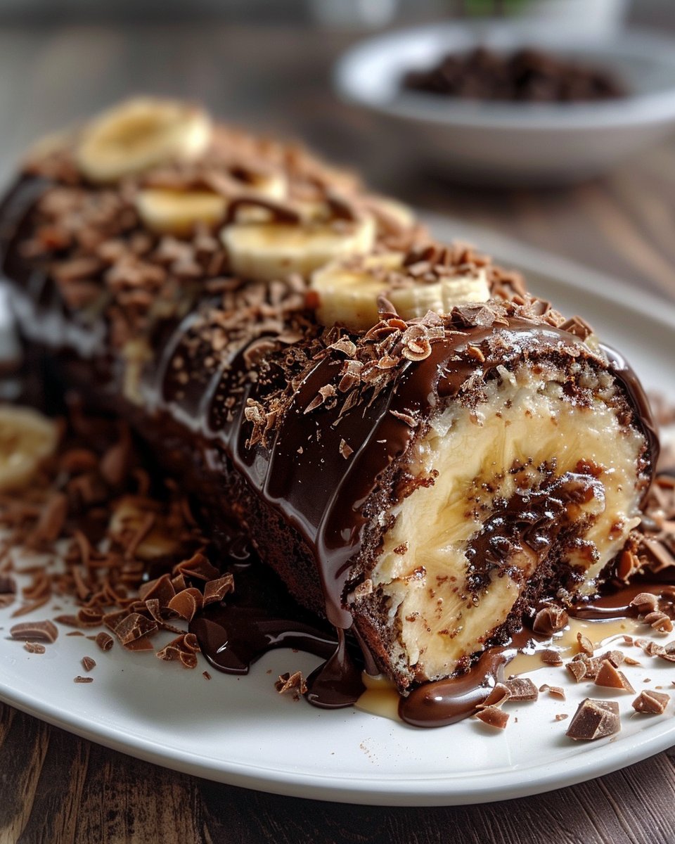 Banana Chocolate Heaven Roll | Delicious Dessert Recipe