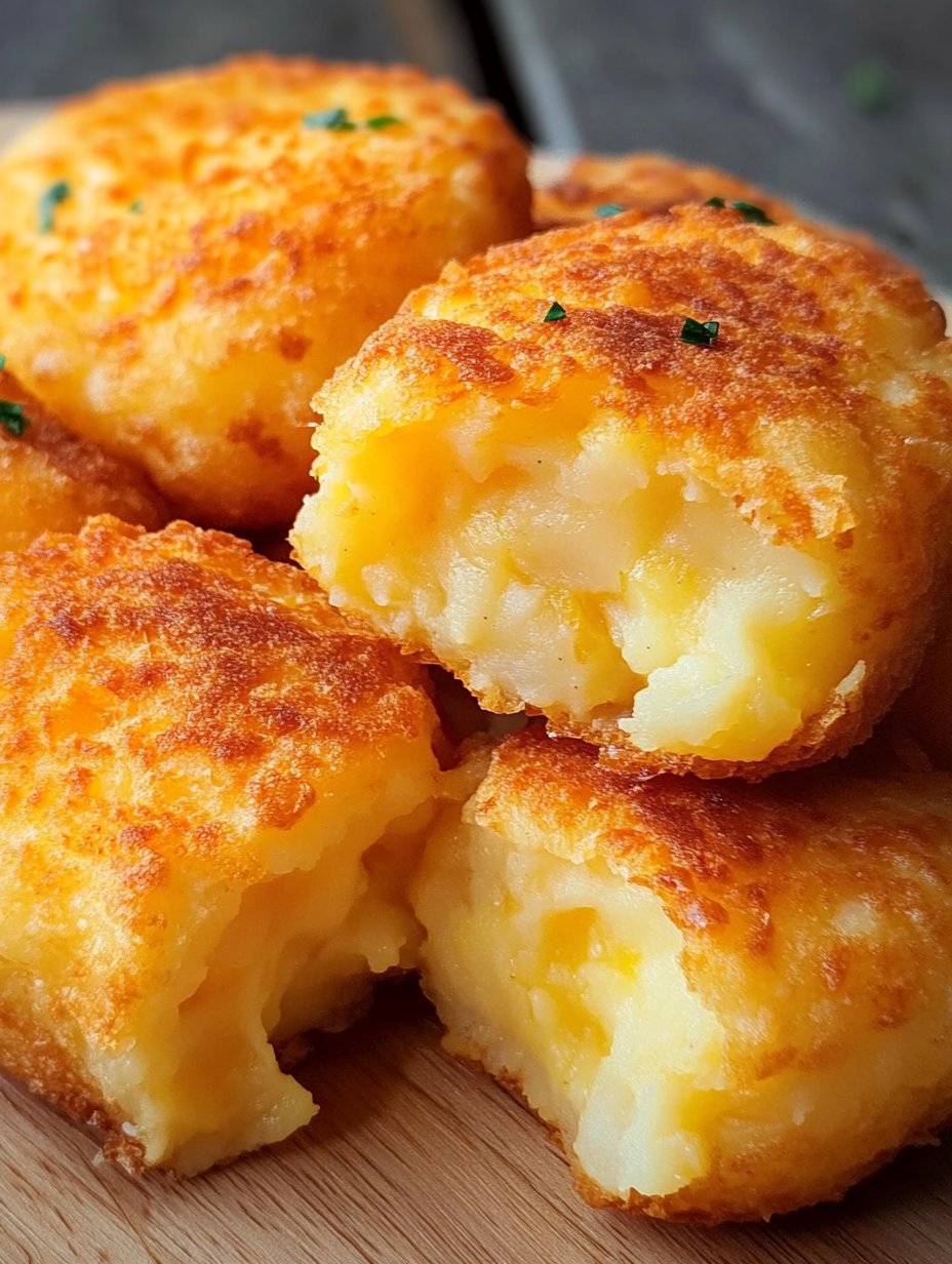 Leftover Mashed Potato Cheese Puffs Recipe