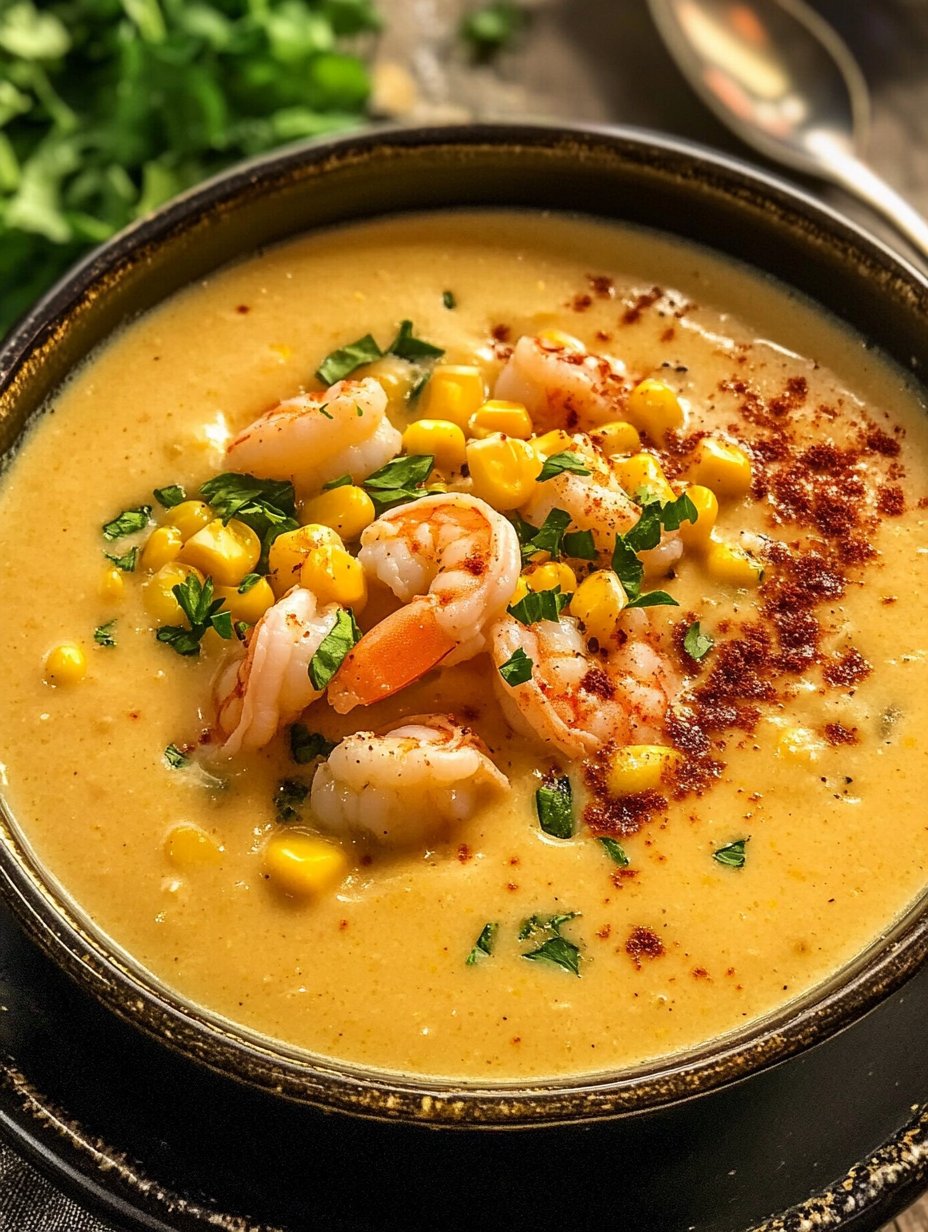 New Orleans Shrimp and Corn Bisque Recipe - Savory Delight