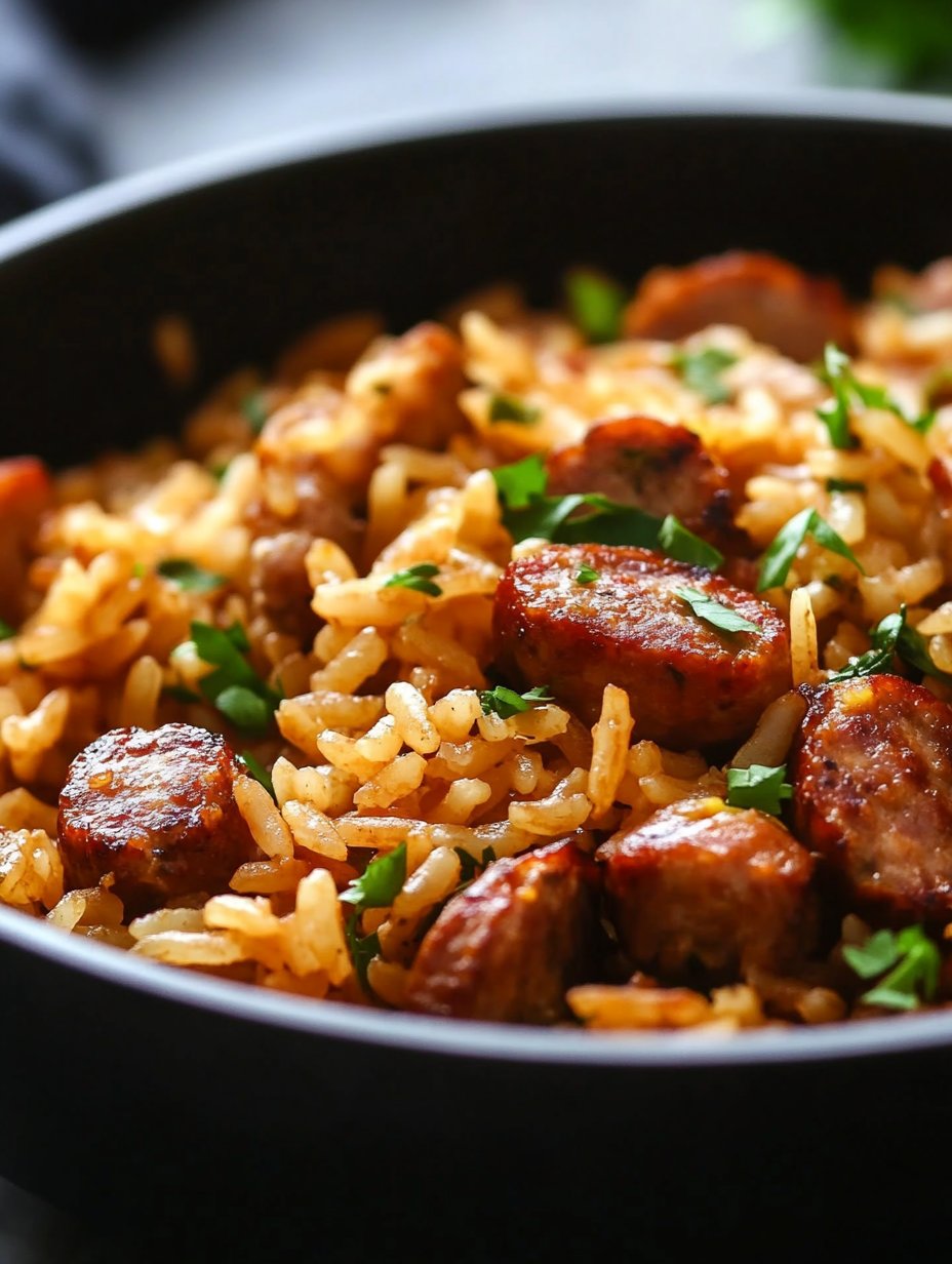 Easy One Pot Sausage And Rice Recipe - Quick & Tasty