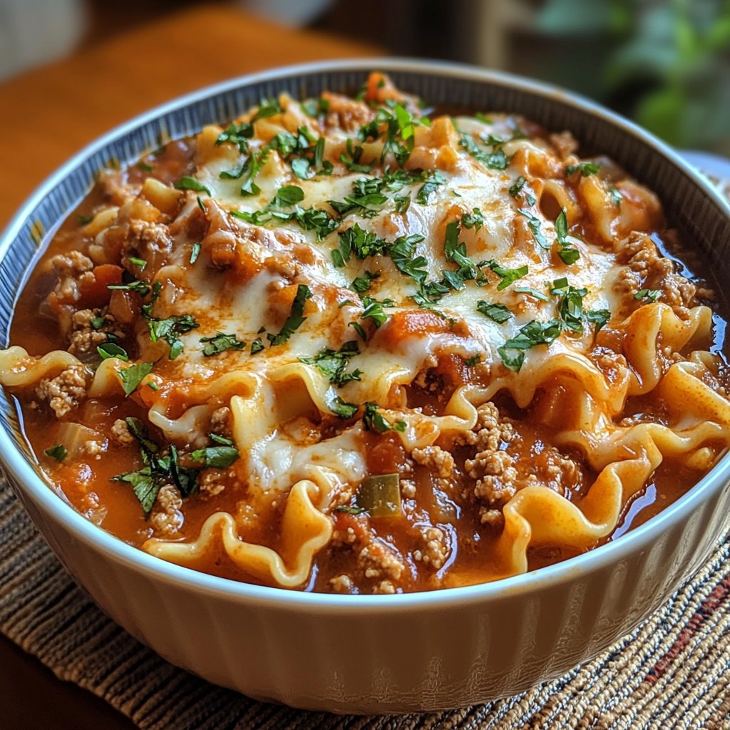 The BEST Lasagna Soup Recipe: Cozy and Delicious!