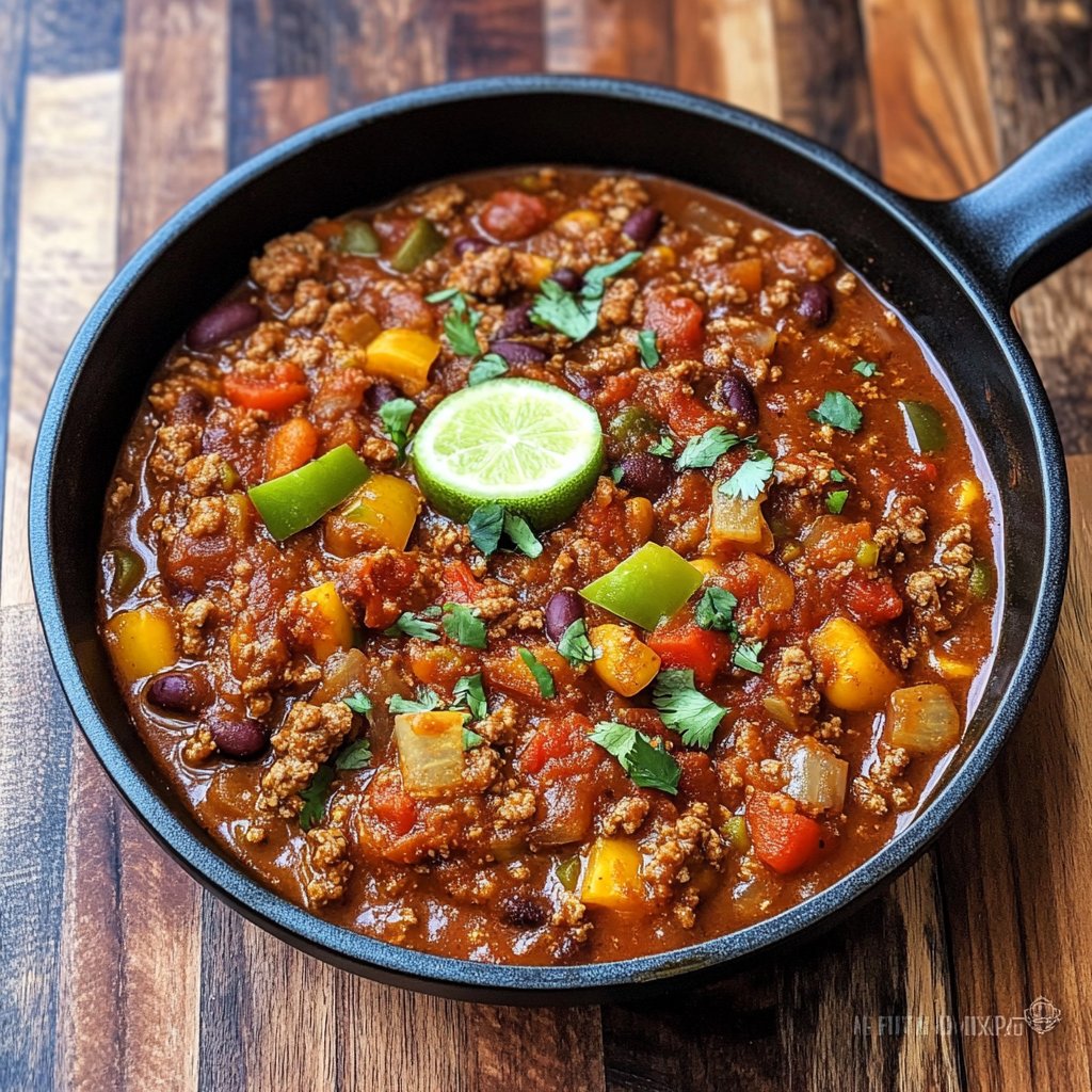 Paleo Chili Recipe: All Meat Veggie Chili Delight