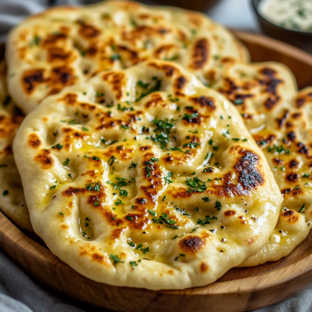 Buttery Garlic Naan Bread Recipe: Delicious & Easy