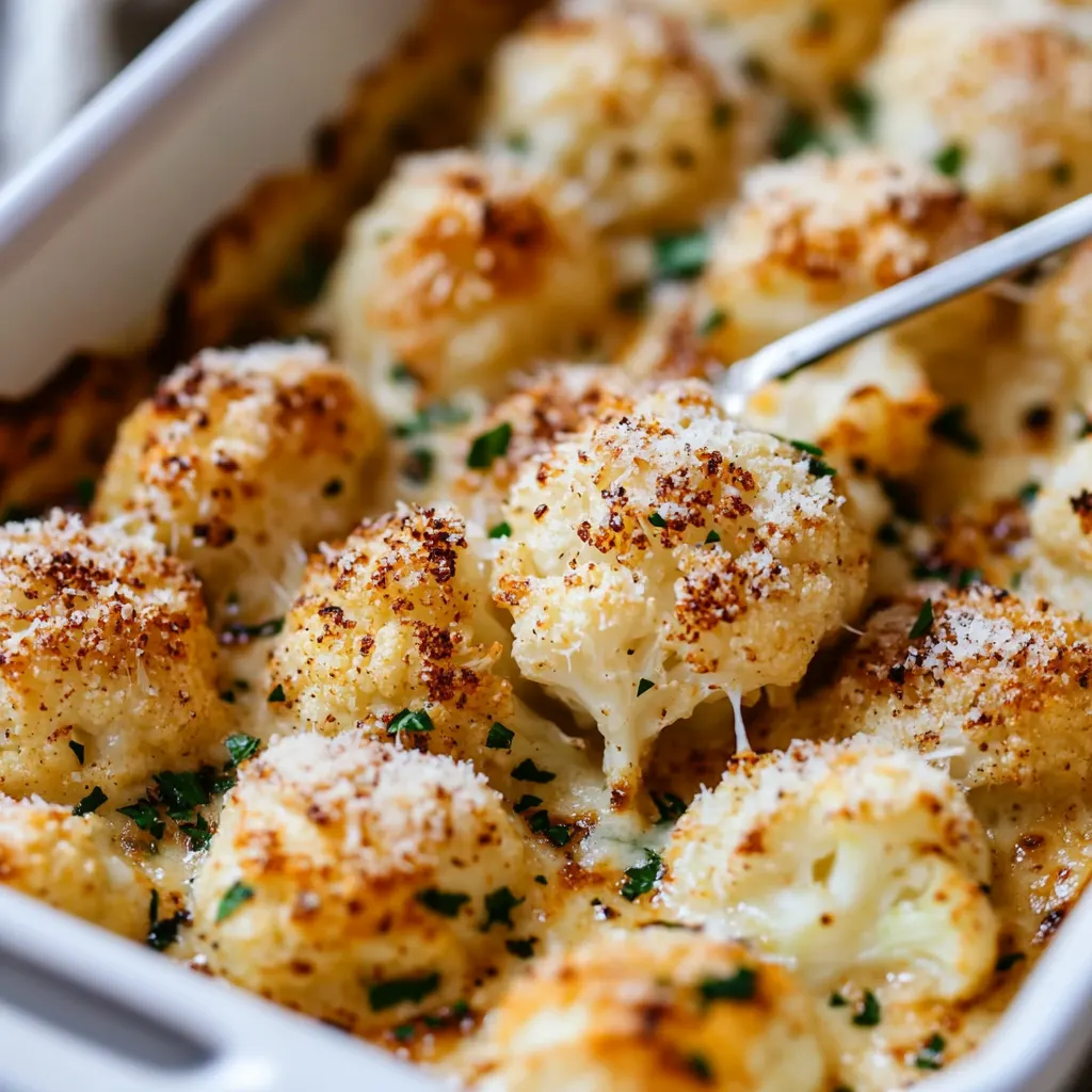 Crispy Parmesan Roasted Cauliflower 1 Crispy Parmesan Roasted Cauliflower