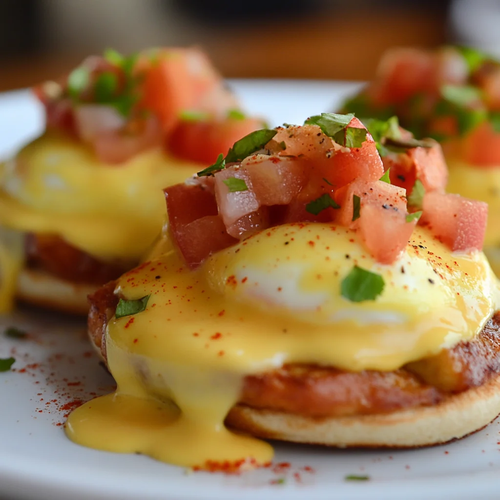Mexican Eggs Benedict 2 Mexican Eggs Benedict
