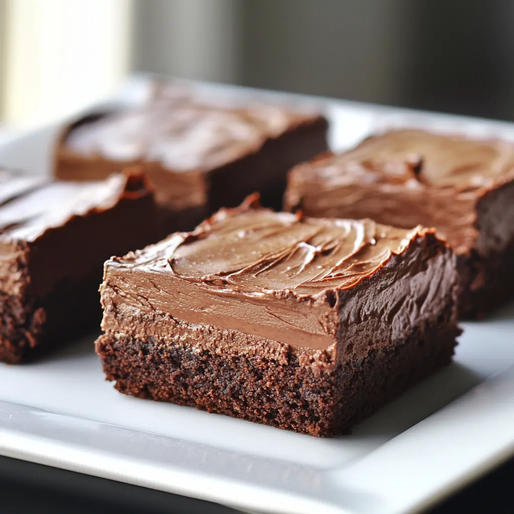 Chocolate Mousse Brownies