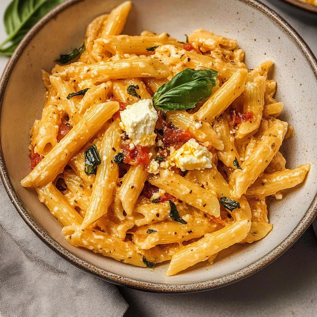 Tiktok Baked Feta Pasta