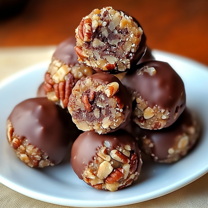Easy No-Bake Pecan Pie Balls