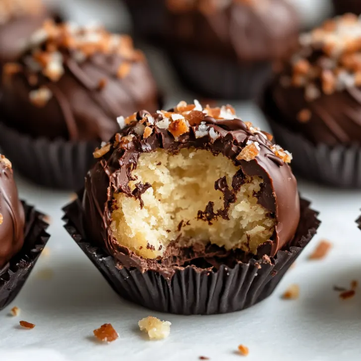 No-Bake Chocolate Coconut Graham Balls