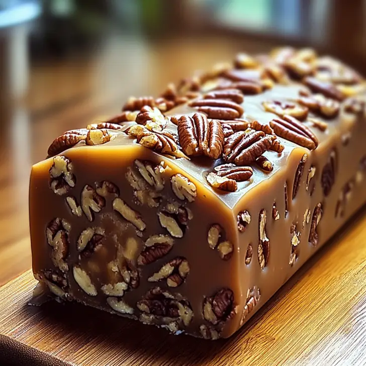 Nana’s 3-Ingredient Pecan Log