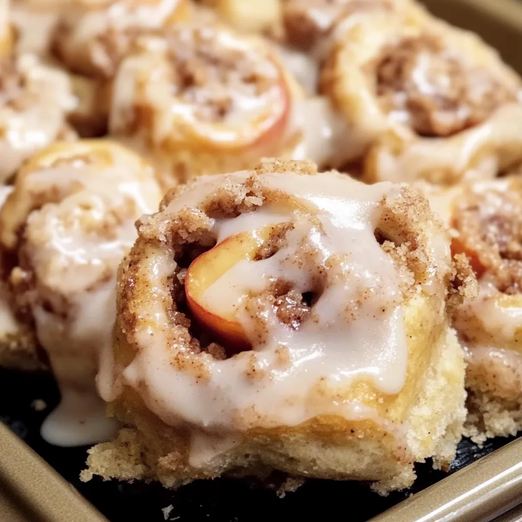 Peach Cobbler Cinnamon Rolls
