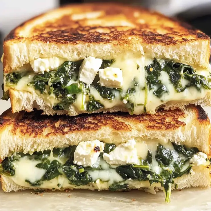Spinach and Feta Grilled Cheese