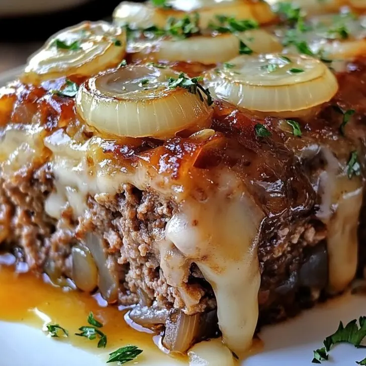 Easy French Onion Meatloaf - Perfect Comfort Food